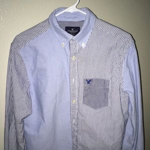 Three Patterned Button Down Shirt